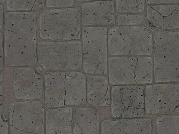 Dark gray stone brick outdoor pavement texture (ID:ffaeh481139)