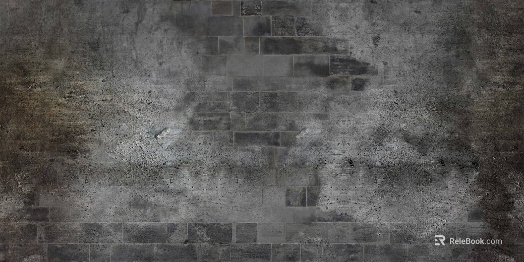 brick wall black and white dirt brick wall texture