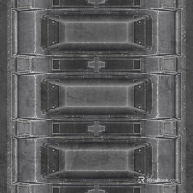 Dark gray distressed metal panel, industrial-style wall texture