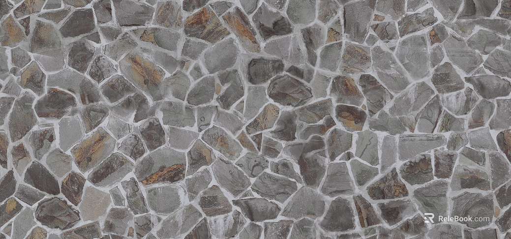 Cultural Stone Green Embroidery Cultural Stone texture