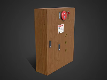 Brown Fire Cabinet Office Commercial Cabinet texture (ID:ffaeh386664)