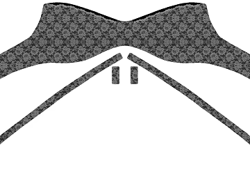 Dark gray rose pattern lace clothing accessories texture (ID:ffaeh951079)