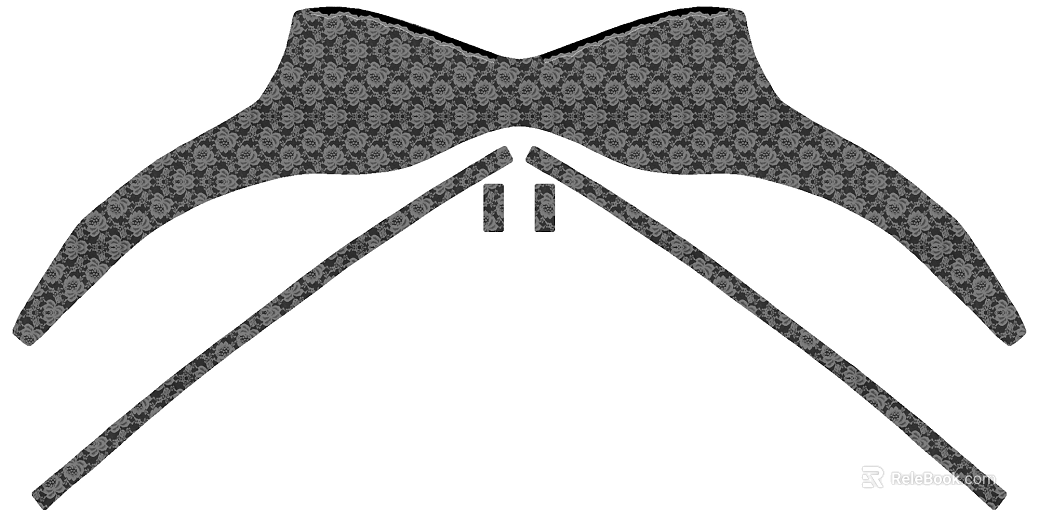 Dark gray rose pattern lace clothing accessories texture
