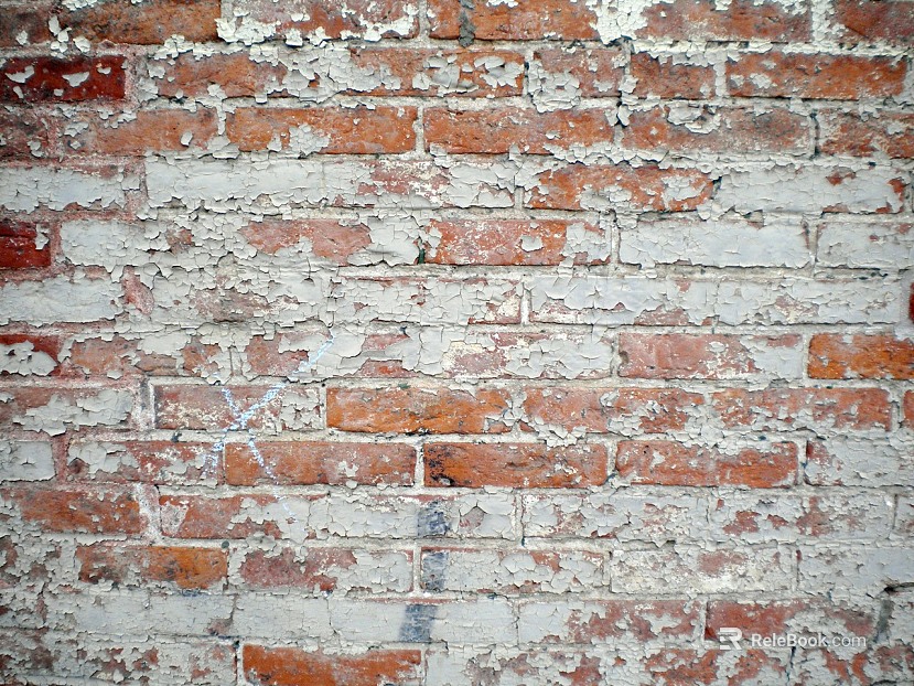 Brick wall red brick white stone point block texture