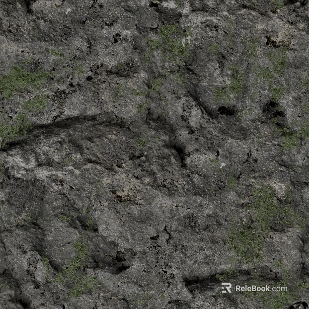 Bluish-gray rock outdoor wall surface texture