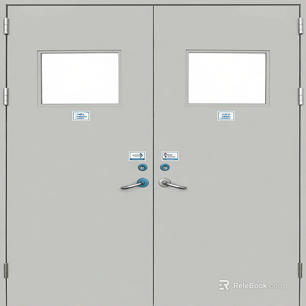 Steel purification door texture