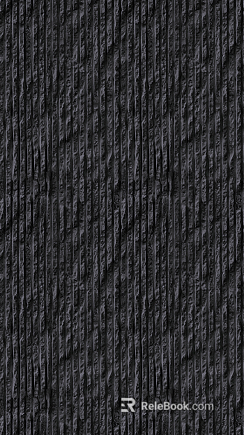 Black flowing water stone texture