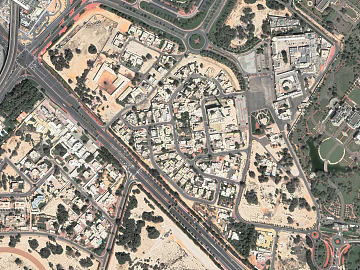 Urban Area Satellite View texture (ID:ffaeh623476)