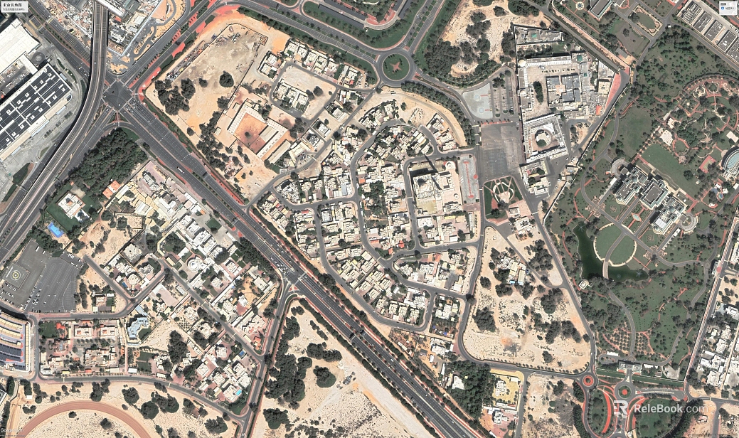 Urban Area Satellite View texture