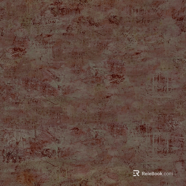 Retro Red Art Paint Wall Decoration texture