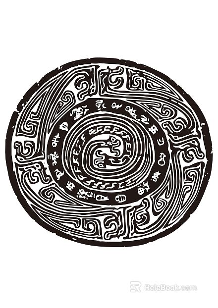 Traditional Tattoos Print texture