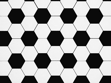 Hexagonal brick hexagonal attenuation black and white texture (ID:ffaeg97373)