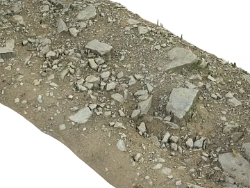 Gravel PBR texture (ID:ffach341781)