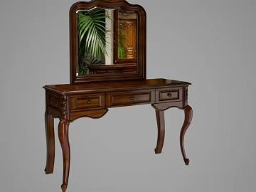 American Style Dark Brown Solid Wood Bedroom Dresser texture (ID:ffaeh178086)