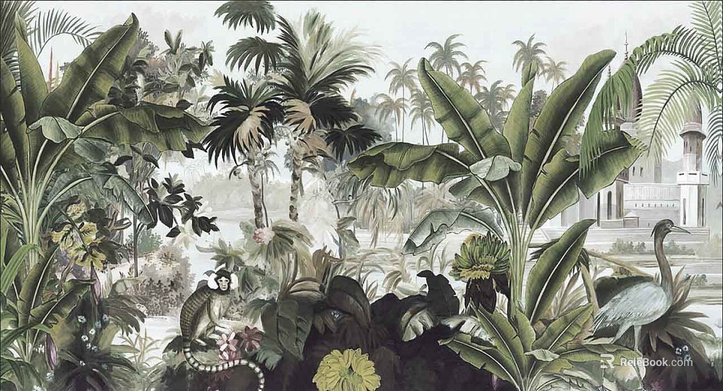 animal and plant pattern texture
