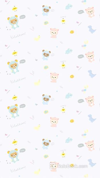 Children's wallpaper texture