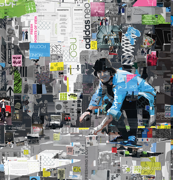 figure painting texture