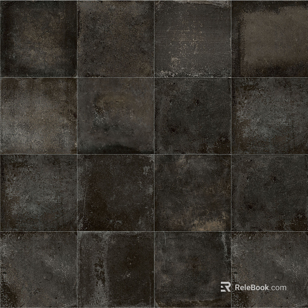Zen Brick, Silent Wind, Retro Square Brick texture