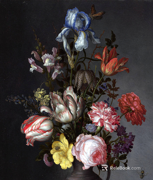 Plant painting texture