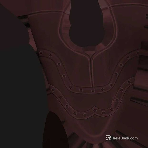 Red-brown rivet metal plate decorative surface texture