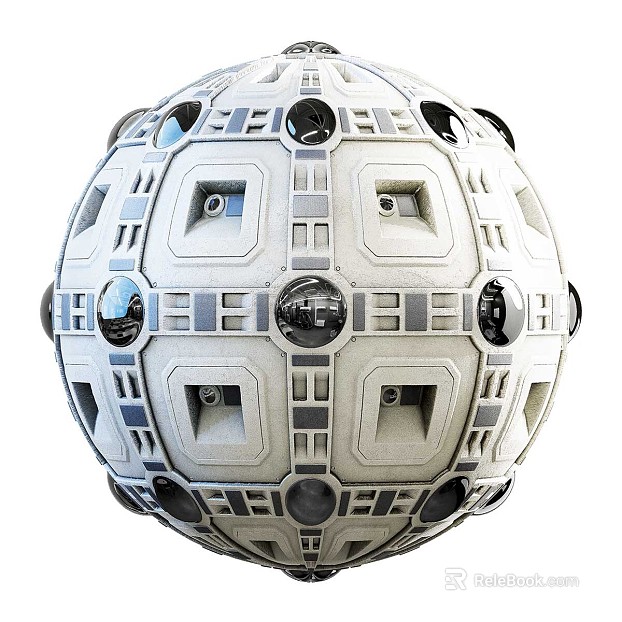 Space capsule PBR texture