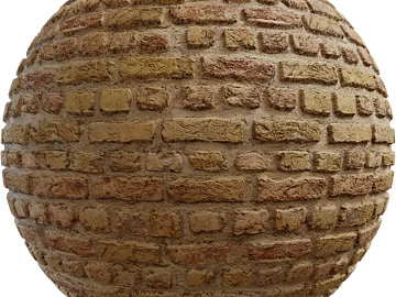 Brick wall PBR texture (ID:ffach744664)