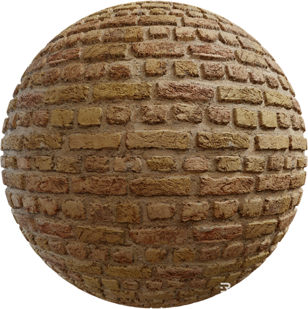 Brick wall PBR texture