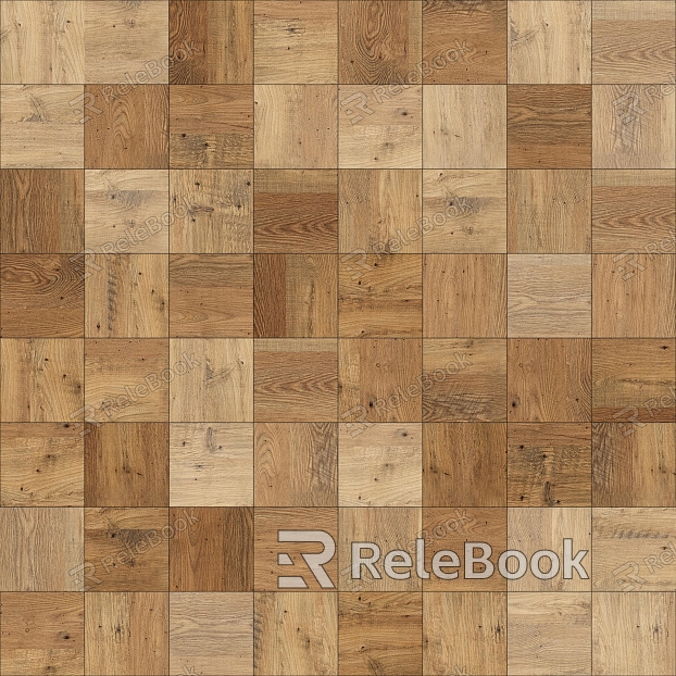 wood grain mosaic texture