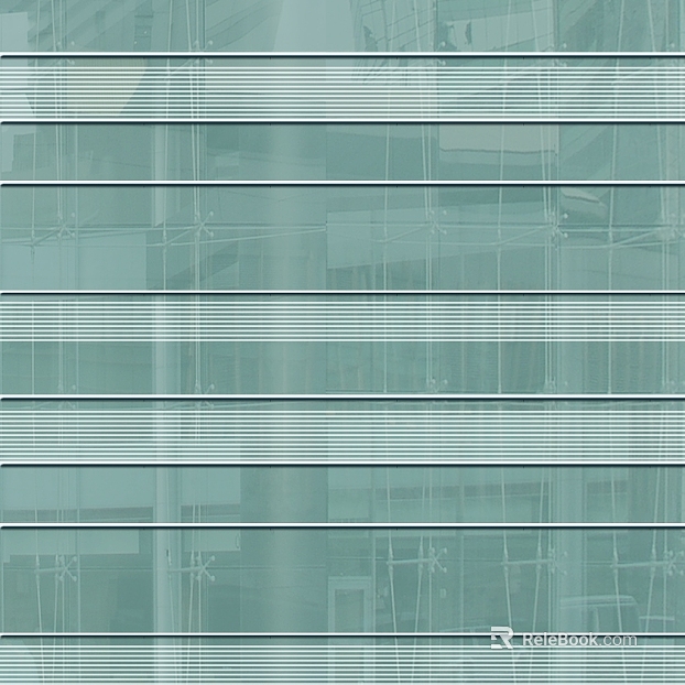 Light gray blue art glass building exterior wall texture