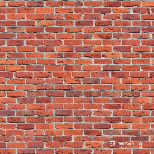 red brick exterior wall texture
