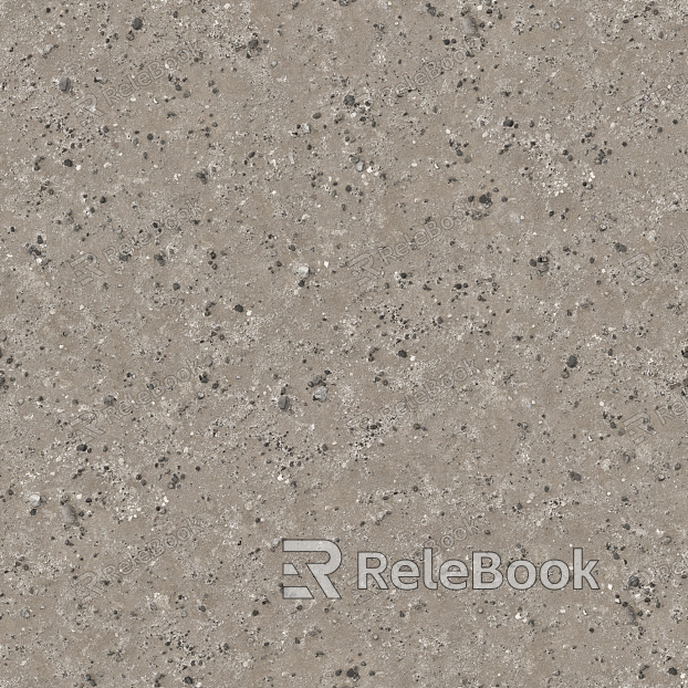 The image depicts a close-up of a textured ground surface, showing a mix of small stones, sand, and dried mud, with occasional patches of green moss, under a diffuse, overcast sky lighting.