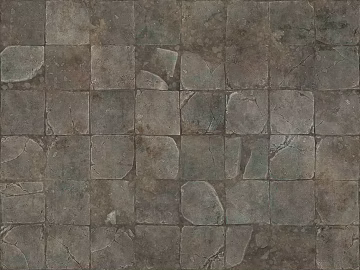 Retro gray green do old stone brick courtyard ground texture (ID:ffaeh453776)