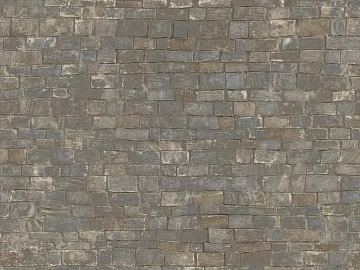 Blue-gray cultural stone exterior wall tiles texture (ID:ffaeh136376)