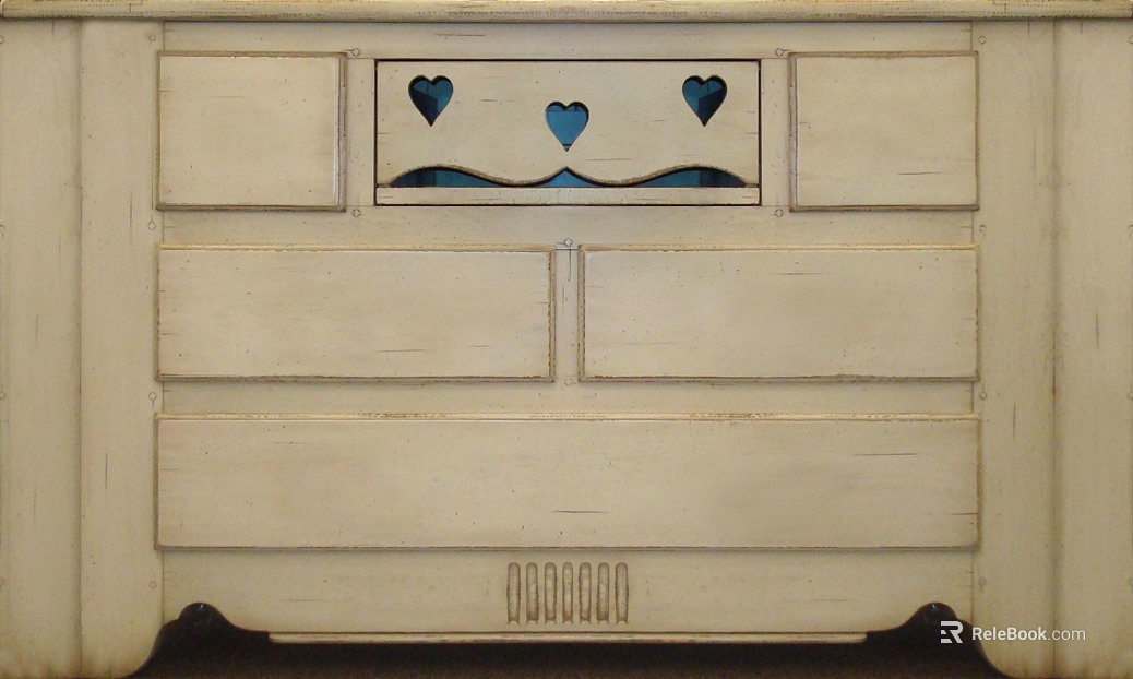 Wood cabinet solid color cabinet door panel texture