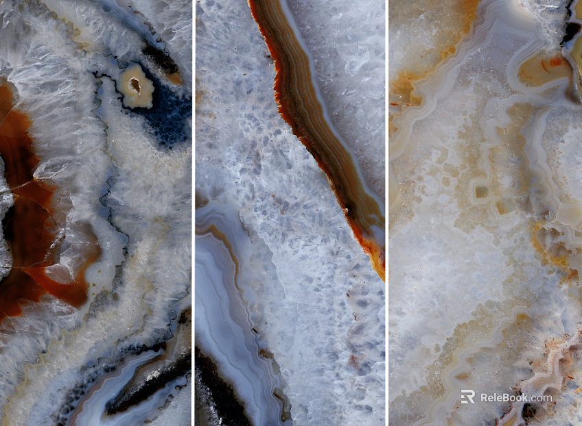 Multicolor agate luxury stone cascading wave texture texture