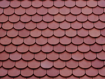 Brown red Chinese tile roof building materials texture (ID:ffaeh542326)