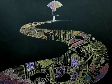 blackboard painting texture (ID:ffajg31668)