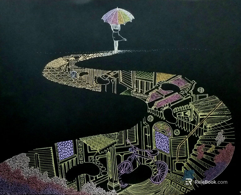 blackboard painting texture