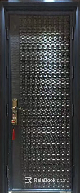 Metal door texture