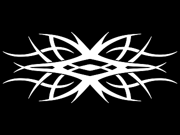 Tattoo black and white mask pattern texture pattern graphics (ID:ffach989134)