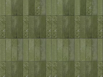Vintage Green Glazed Strip Tile texture (ID:ffach645546)