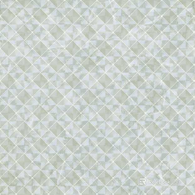 Modern Light Luxury light gray Green Diamond Marble Texture Mosaic texture