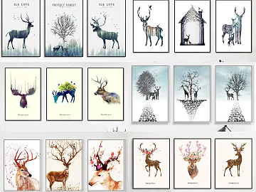 Animal painting texture (ID:ffabg89212)