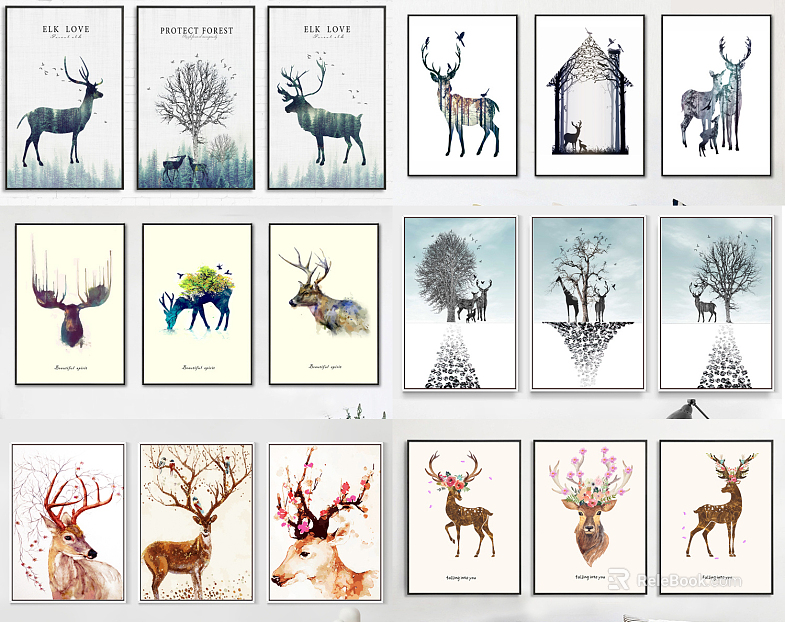 Animal painting texture