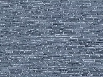 Texture of blue brick wall tiles 3d model