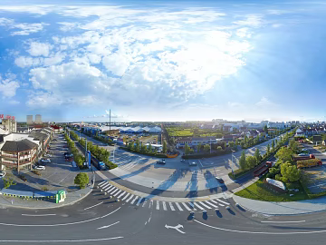 HDR urban ecological greening panorama texture (ID:ffach006603)