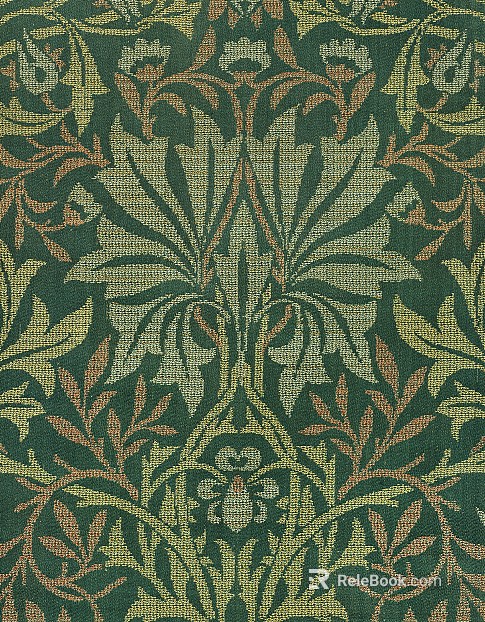 Wallpaper decorative pattern floral cloth pattern texture