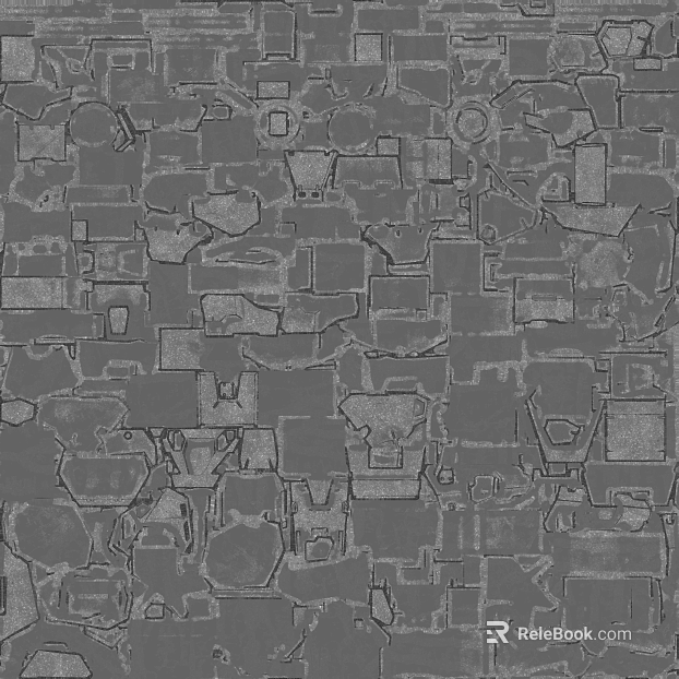 Dark gray geometric parquet terrazzo ground texture
