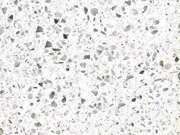 terrazzo artificial stone table top granular white texture (ID:ffagg20493)