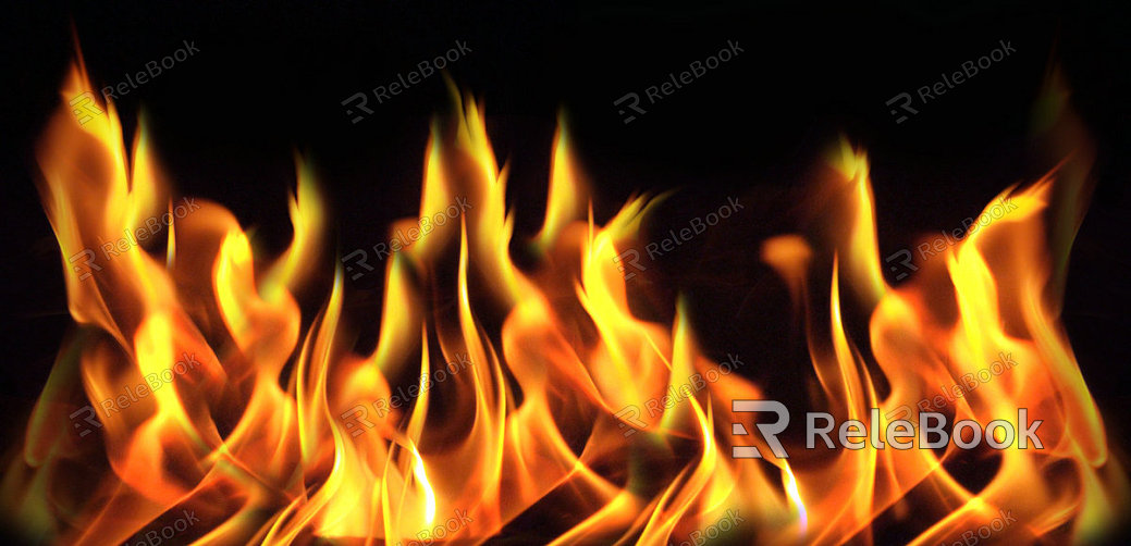 Flame texture texture